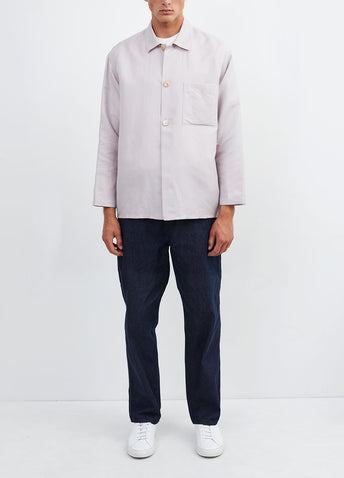 Silk Linen Shirt Jacket