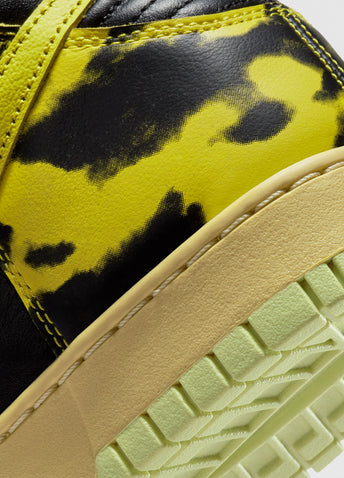 Dunk High 1985 'Yellow Acid Wash' Sneakers