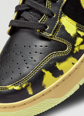 Dunk High 1985 'Yellow Acid Wash' Sneakers