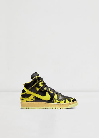 Dunk High 1985 'Yellow Acid Wash' Sneakers