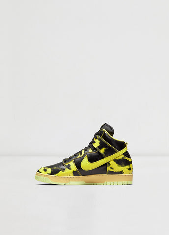 Dunk High 1985 'Yellow Acid Wash' Sneakers