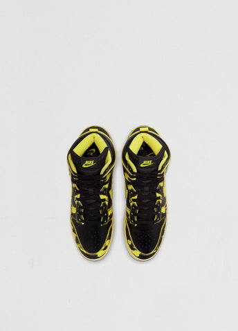 Dunk High 1985 'Yellow Acid Wash' Sneakers