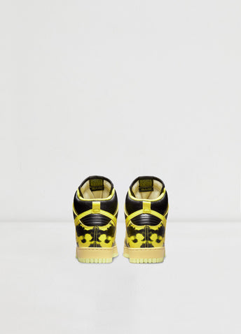 Dunk High 1985 'Yellow Acid Wash' Sneakers