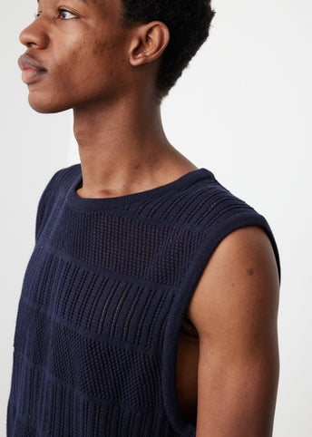 Typo Knit Vest