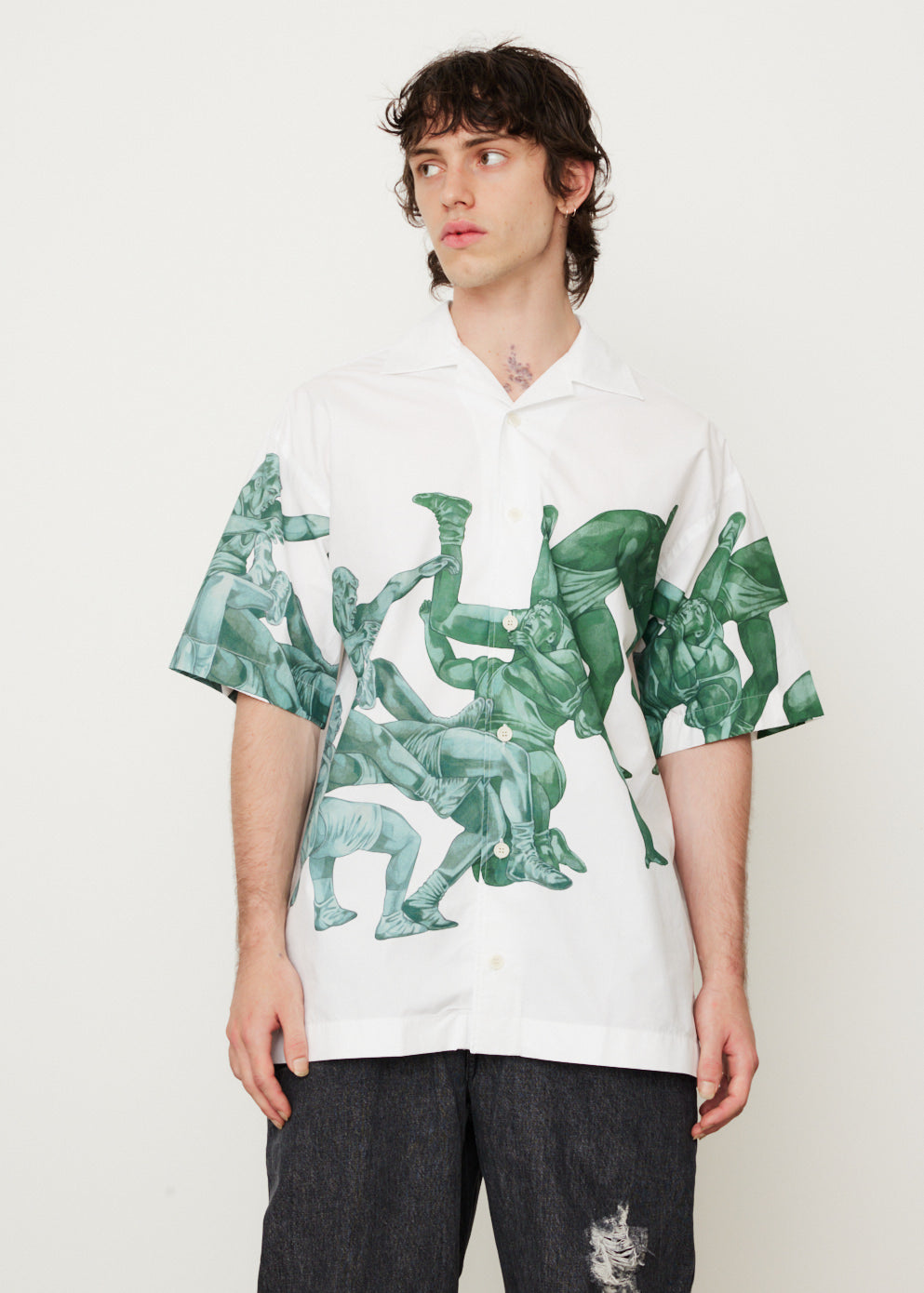 x Pol Anglada Print Short Sleeve Shirt