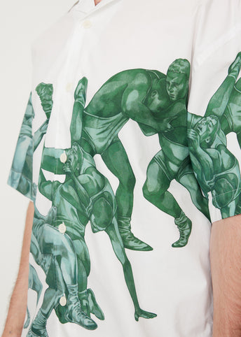 x Pol Anglada Print Short Sleeve Shirt