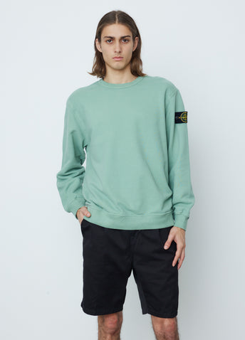 Relaxed Crew Badge Sweat With Neck Detail
