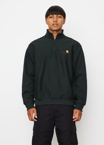 Half Zip American Script Sweatshirt