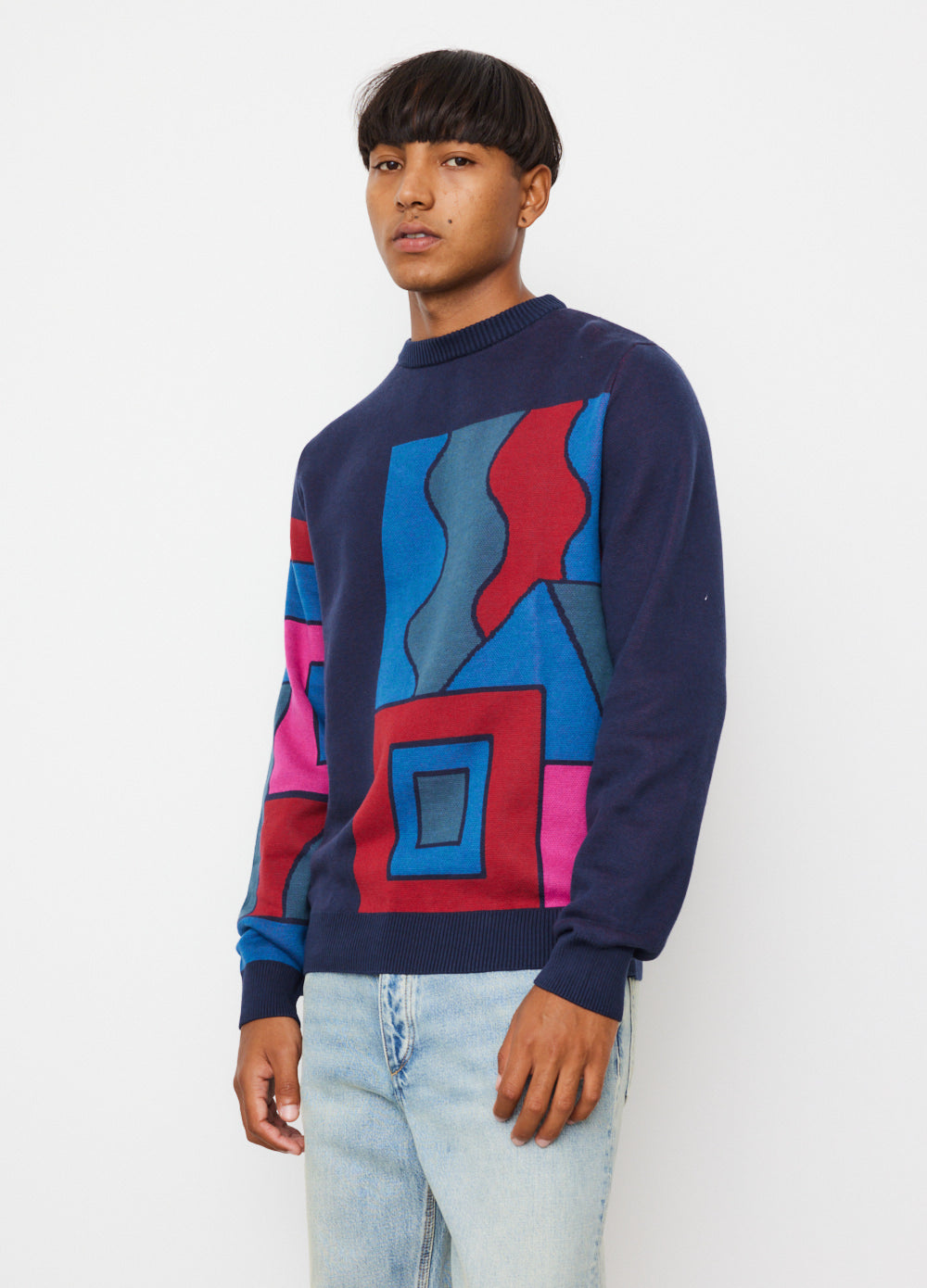 Blocked Landscape Pullover