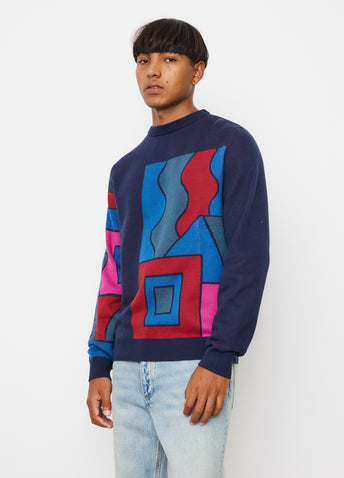 Blocked Landscape Pullover