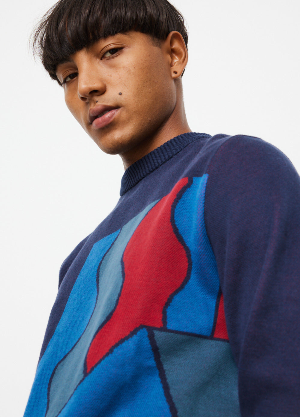 Blocked Landscape Pullover