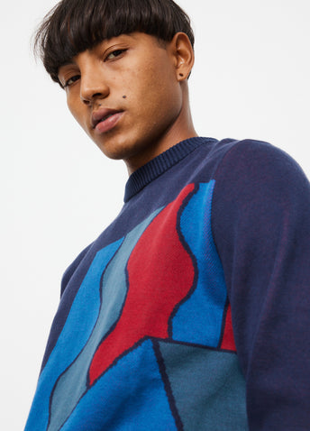 Blocked Landscape Pullover