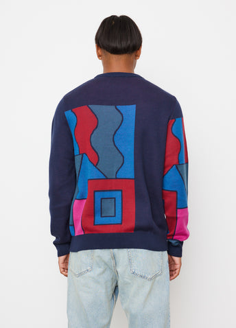 Blocked Landscape Pullover