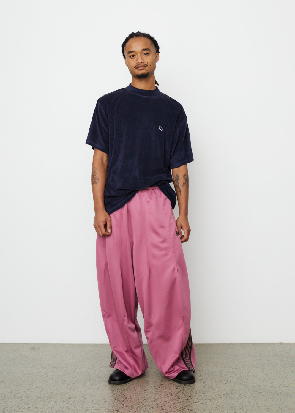 Needles / H.D.Track Pant Smoke Pink M-