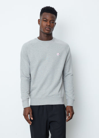 Monochrome Fox Head Patch Classic Sweatshirt