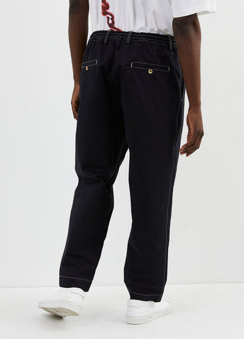 Pleat Drawcord Pant