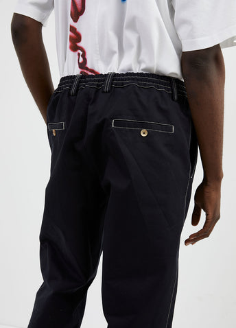 Pleat Drawcord Pant