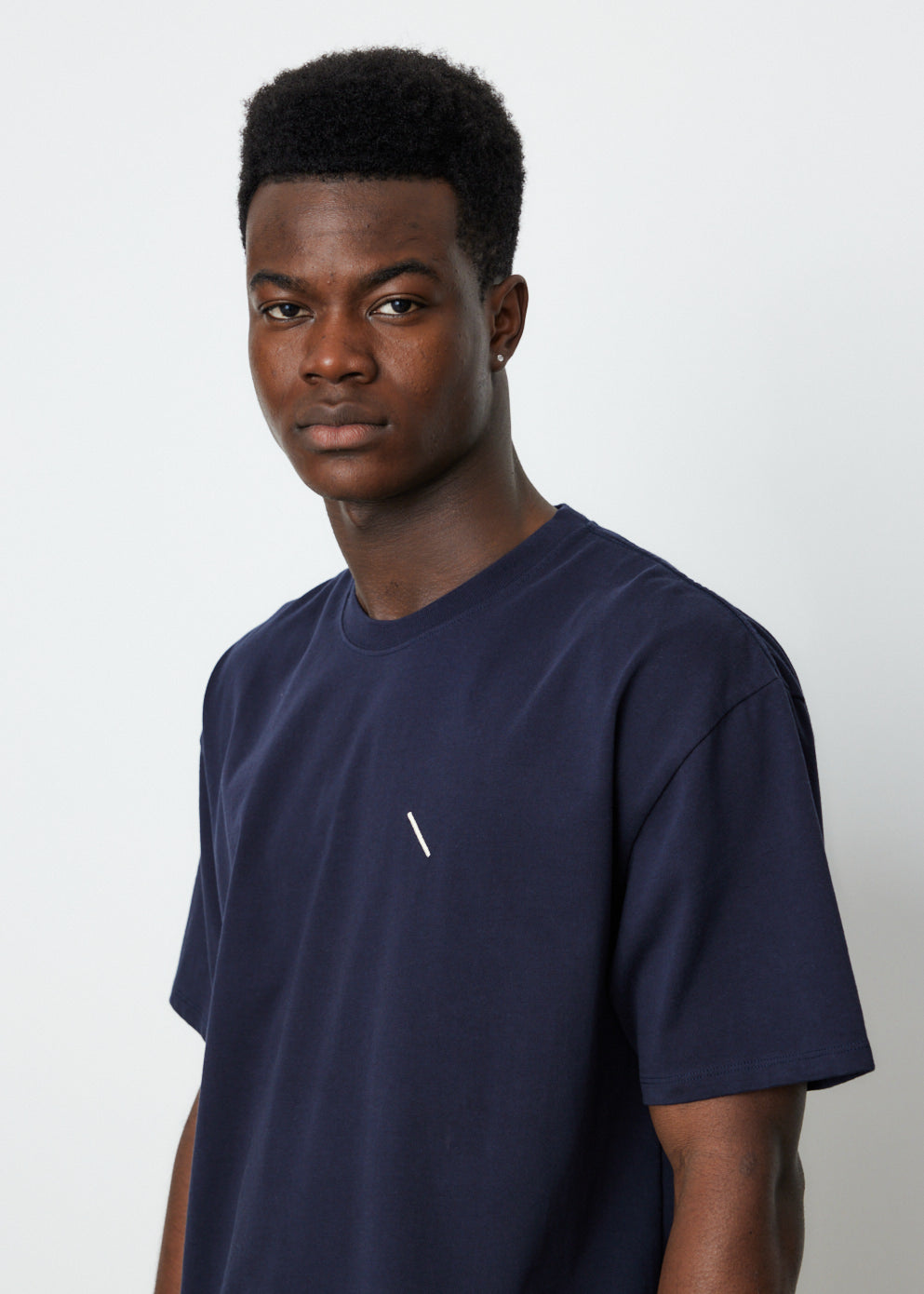 Overlapped Saturation Relaxed Short Sleeve T-Shirt