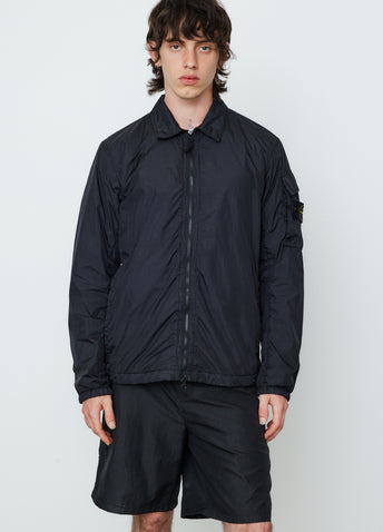 Garment Dye Crinkle Neps Overshirt