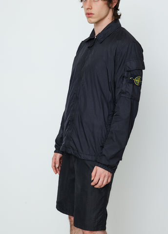 Garment Dye Crinkle Neps Overshirt