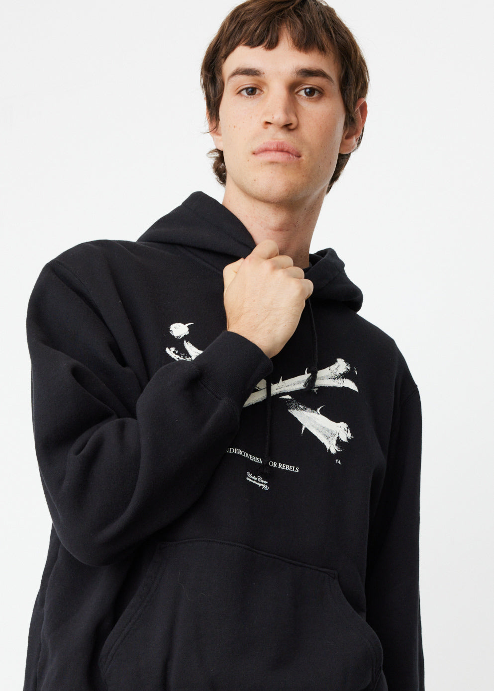 Crossbones Printed Hoodie