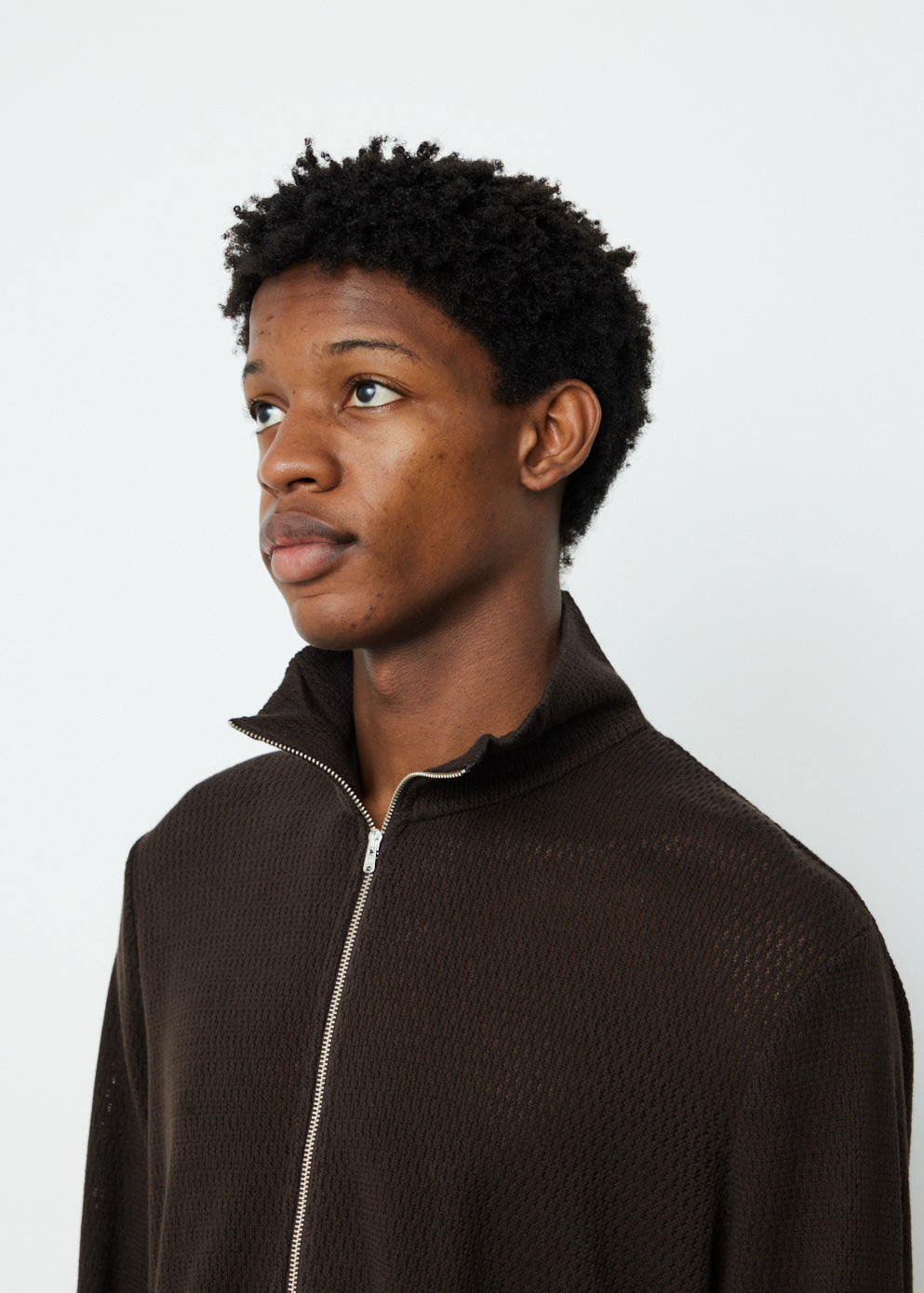 Full zip deals polo sweater