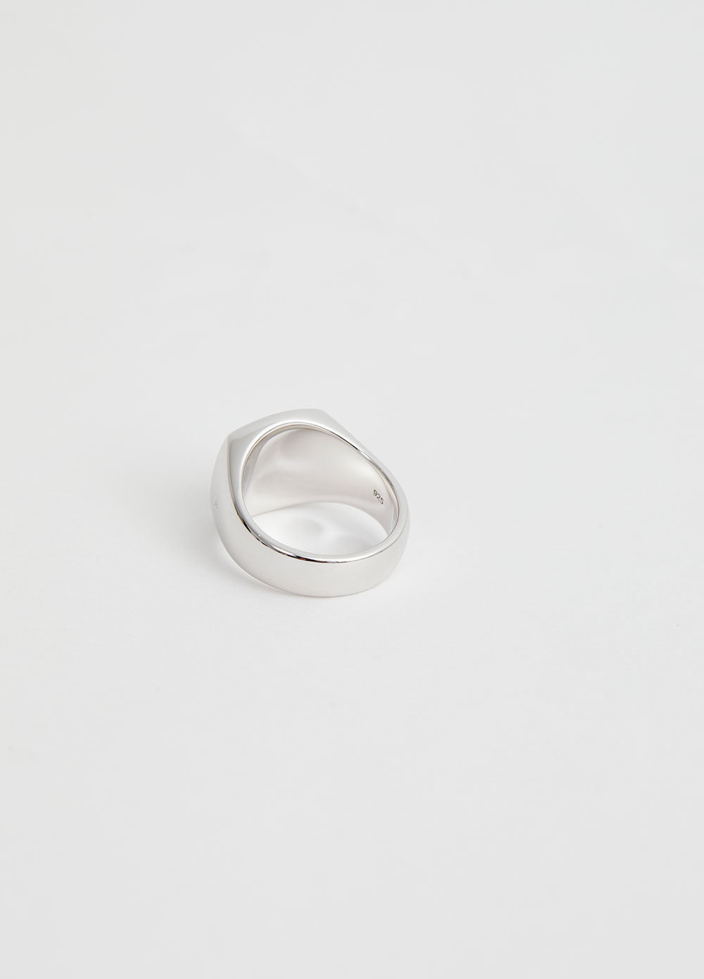 Cushion Green Marble Ring