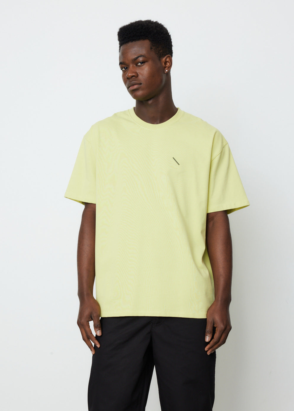 Overlapped Saturation Relaxed Short Sleeve T-Shirt