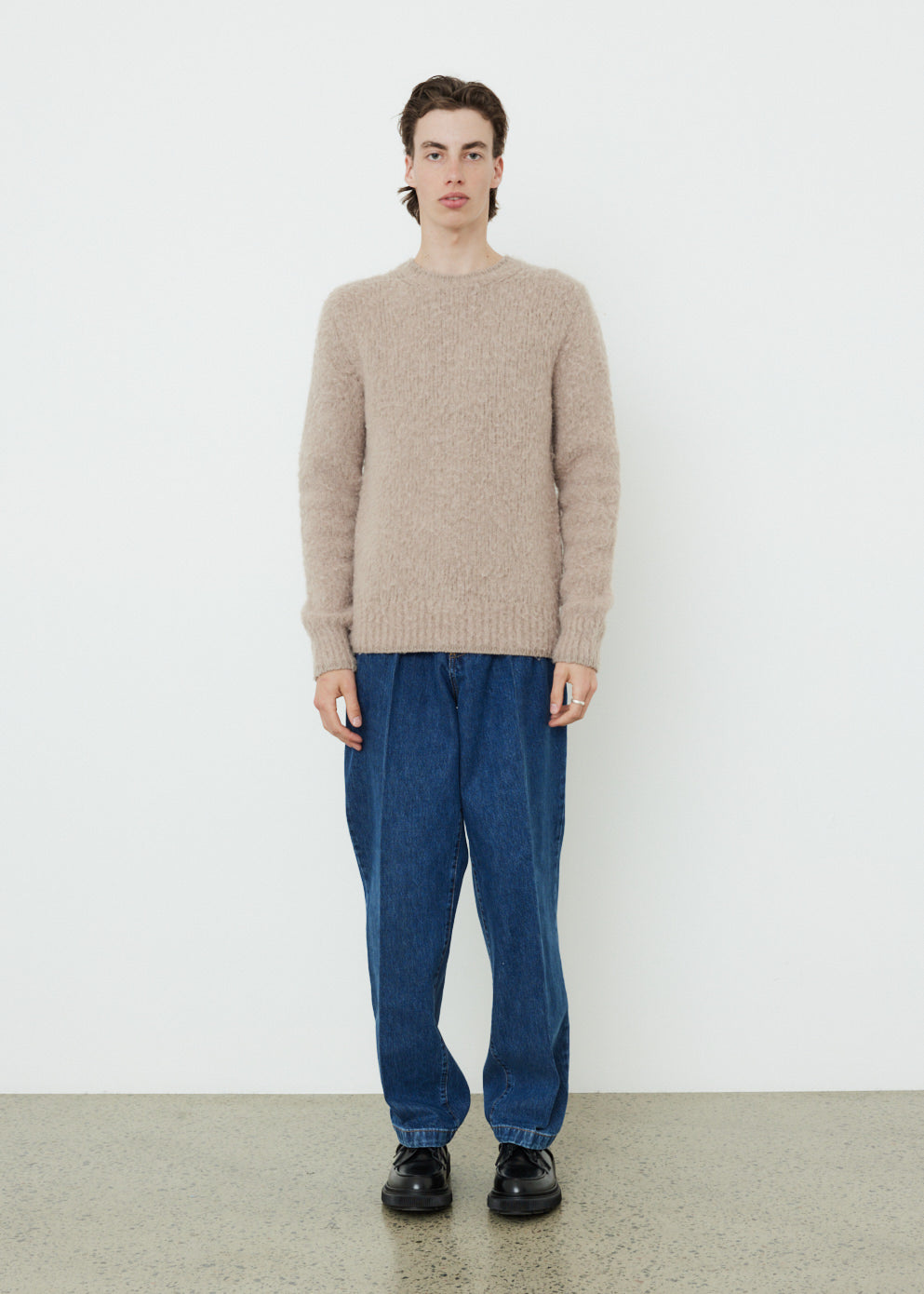 Brushed Crewneck Sweater