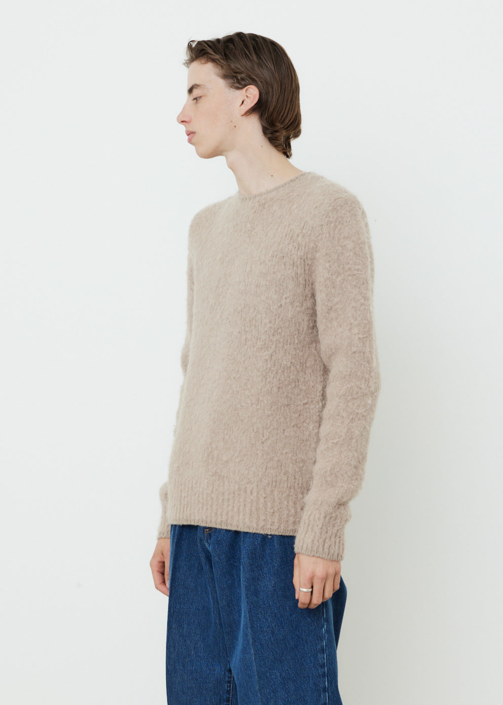 Brushed Crewneck Sweater