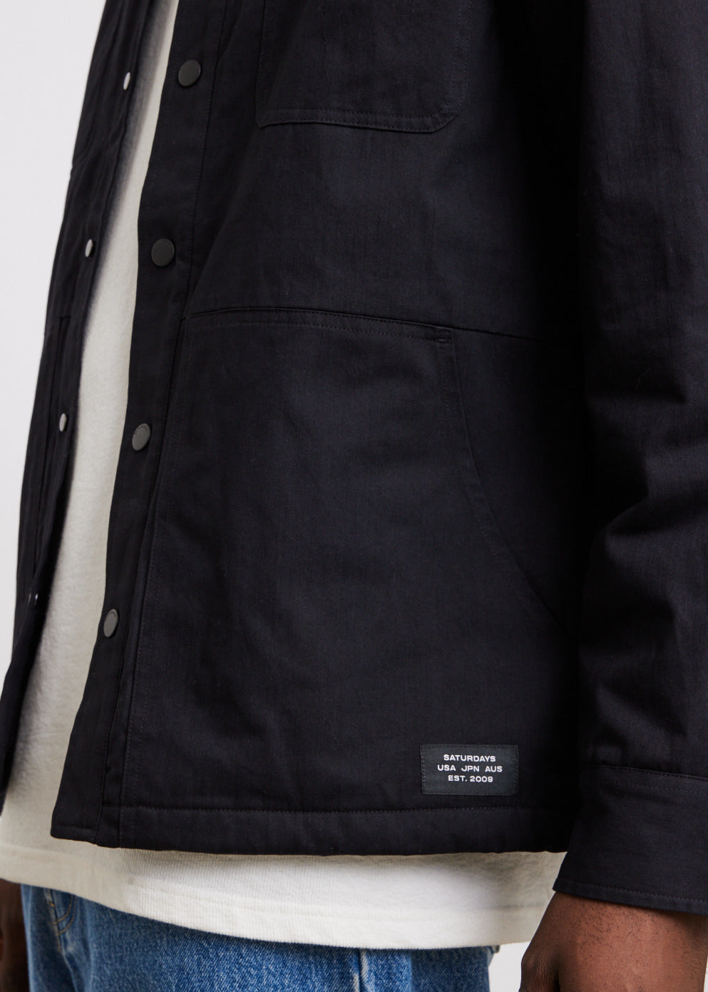 Flores Canvas Shirt Jacket