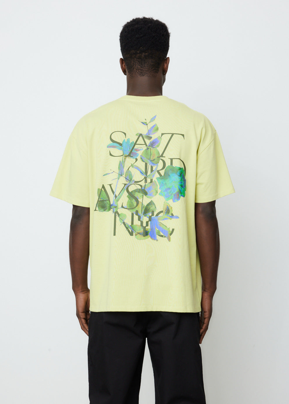 Overlapped Saturation Relaxed Short Sleeve T-Shirt