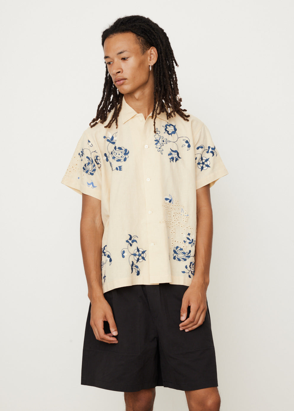 Mended Floral Short Sleeve Shirt