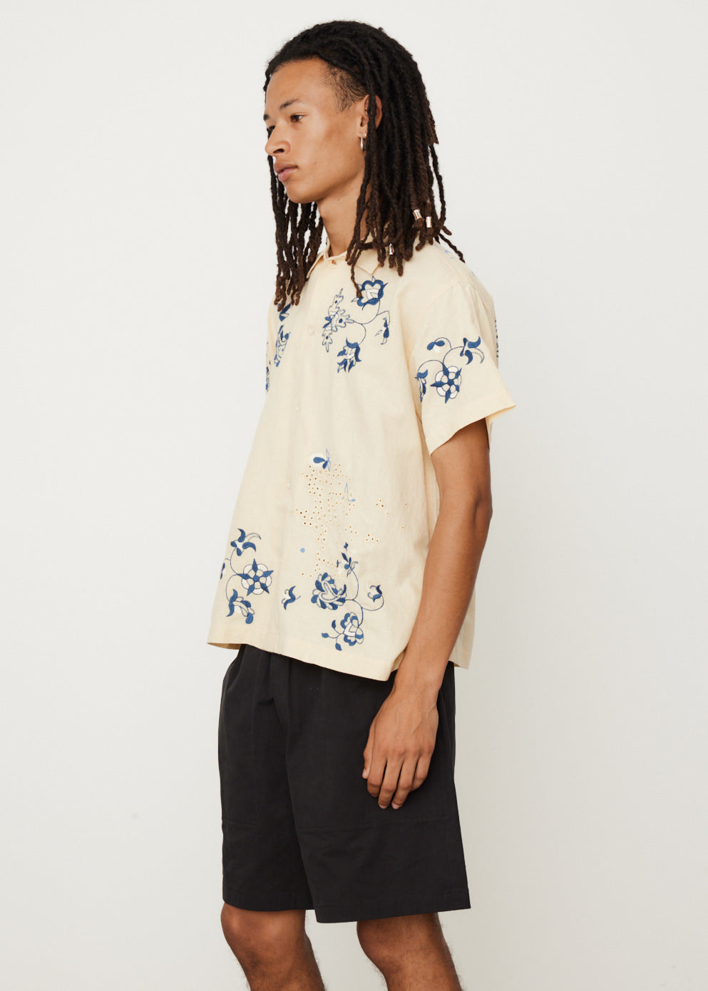 Mended Floral Short Sleeve Shirt