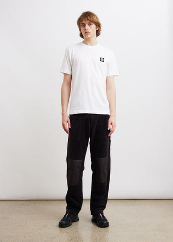 Mix Fabric Cord Fatigue Pants