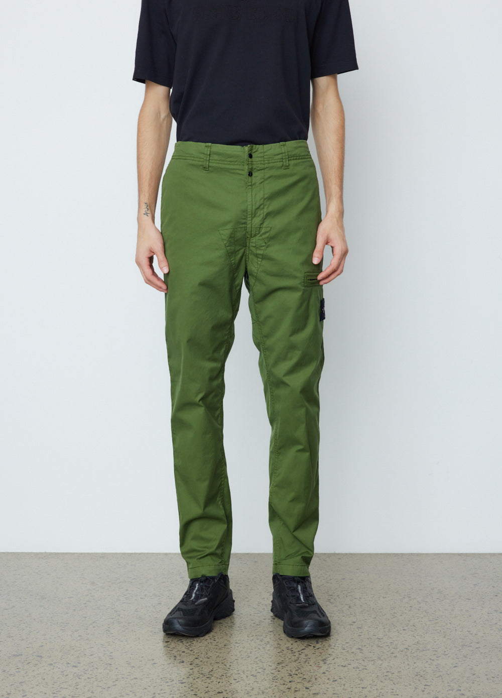 Fixed Waist Fatigue Pants