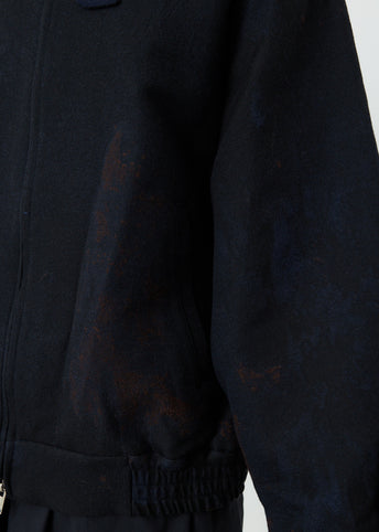 ジャケット・アウター YOKE JACQUARD LOOSED ZIP BLOUSON Jacquard Loosed Zip Blouson