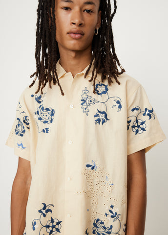 Mended Floral Short Sleeve Shirt