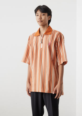 Half-Zip Short Sleeve Polo Shirt