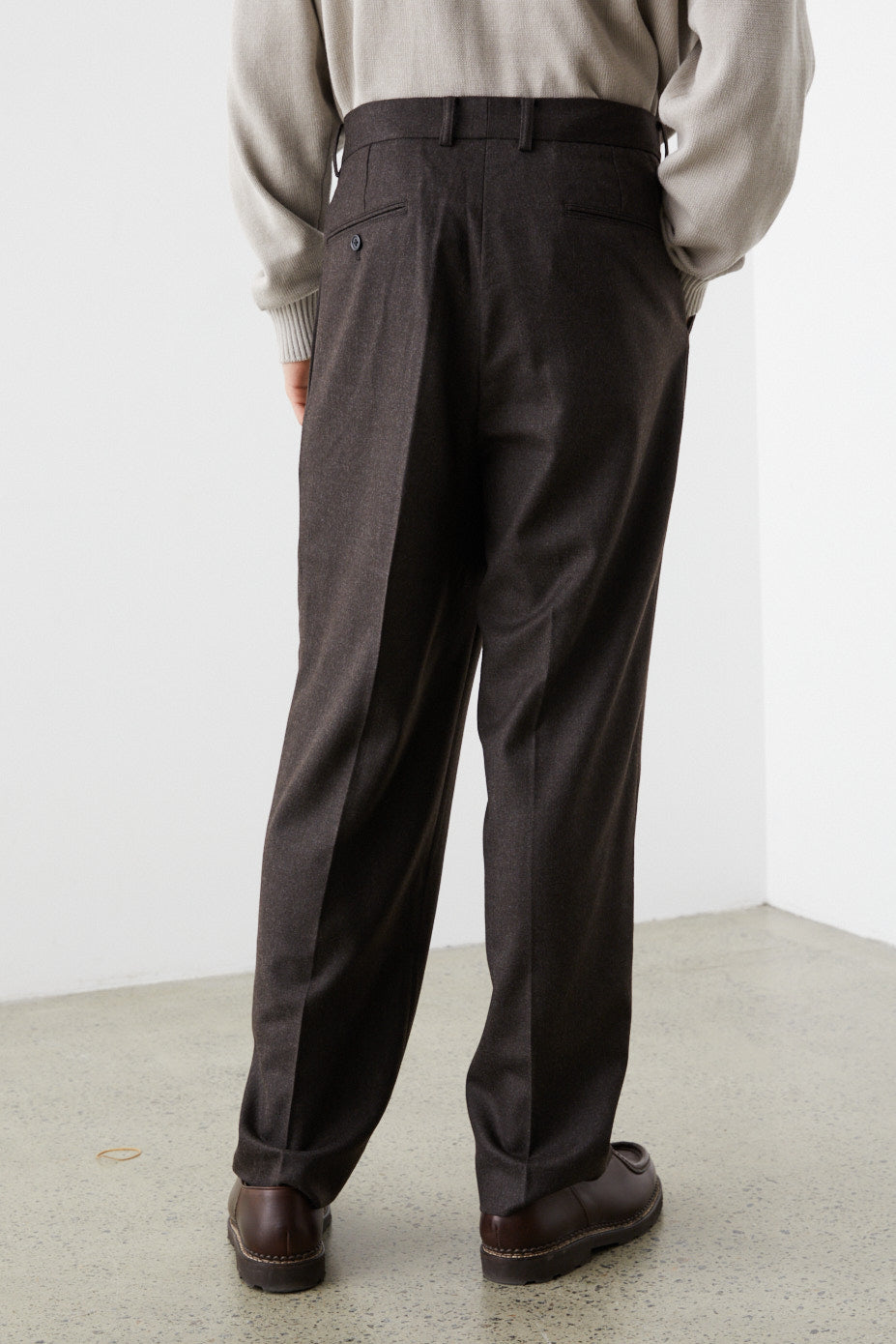 Wide Wool Pants