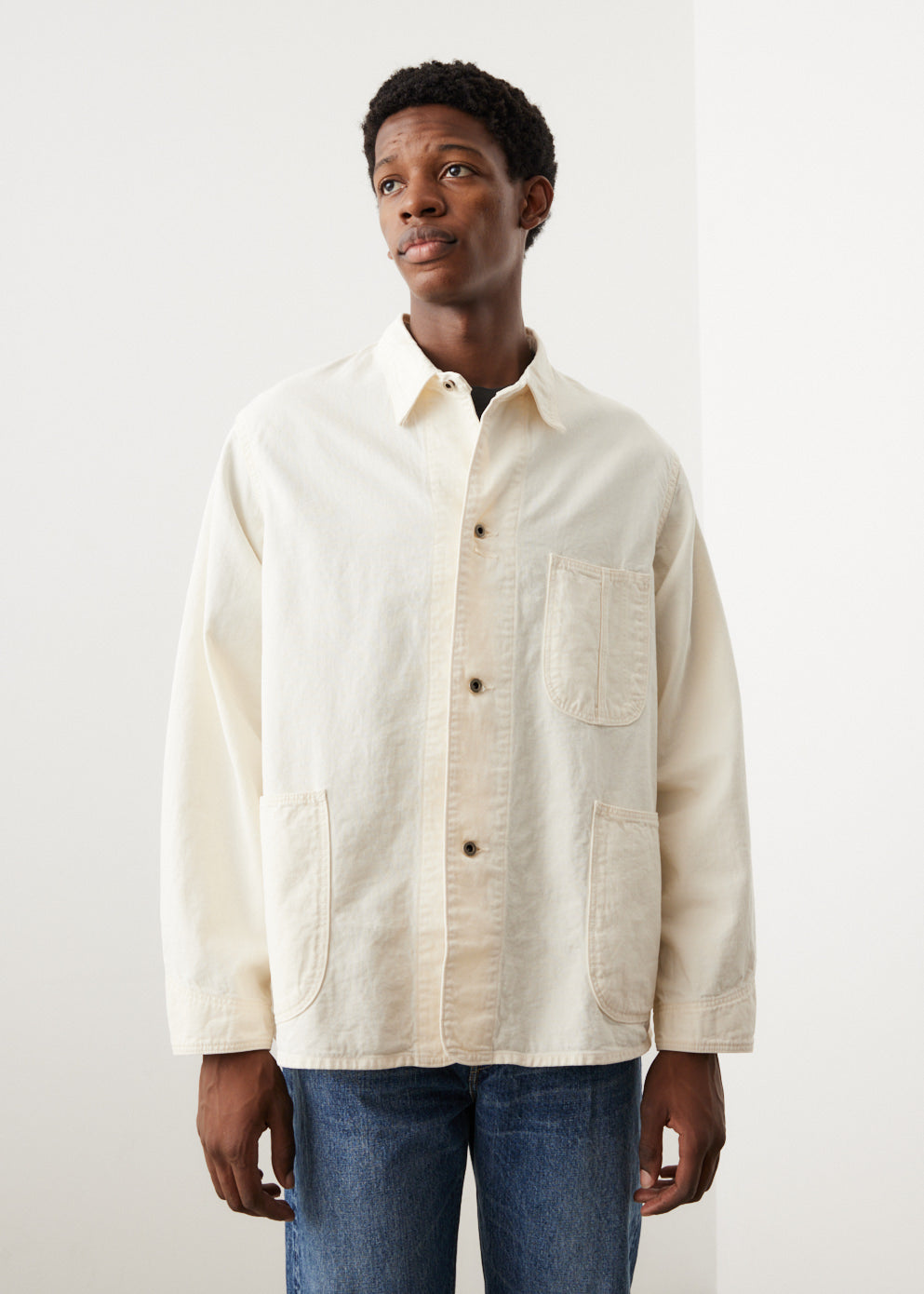 orSlow 1940’S COVERALL エクリュ サイズ3 orSlow 1940's Coverall in One Wash Curated at Jake and Jones