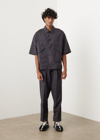 Short Sleeve Shirt Jacket