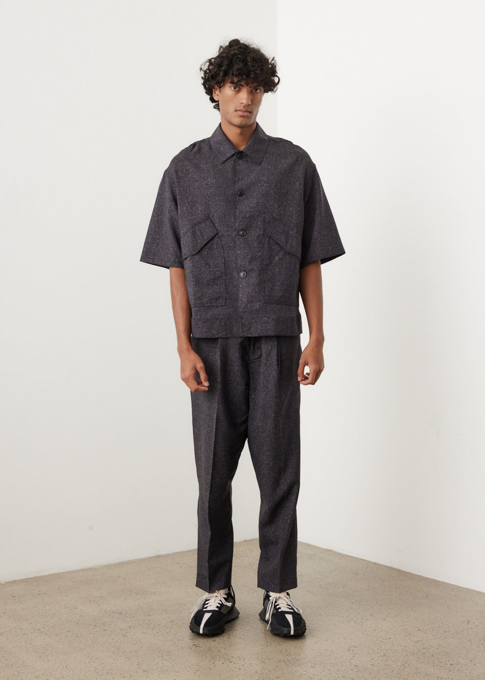 Short Sleeve Shirt Jacket
