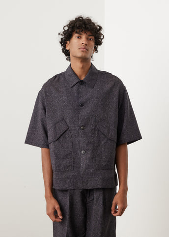 Short Sleeve Shirt Jacket