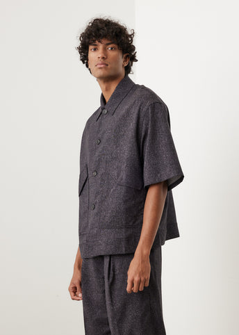 Short Sleeve Shirt Jacket