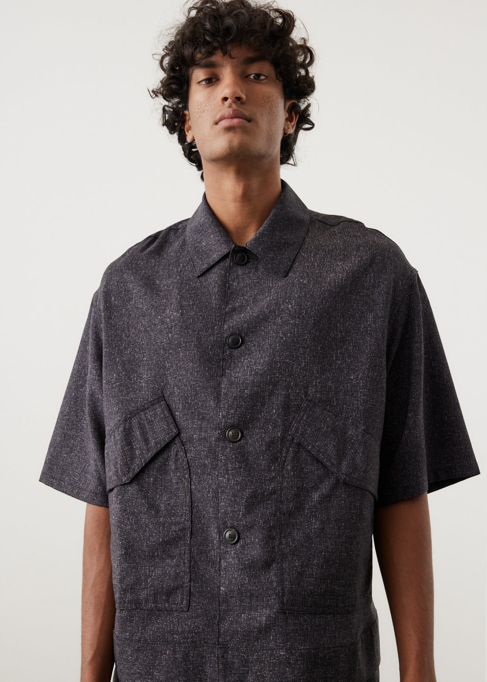 Short Sleeve Shirt Jacket