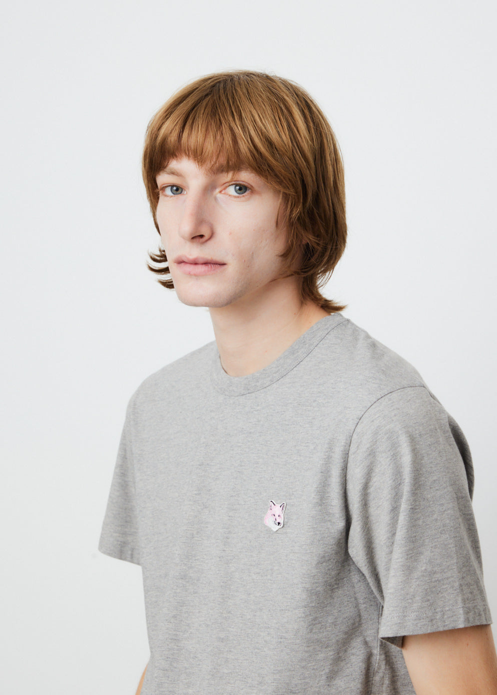 Monochrome Fox Head Patch Classic T-Shirt