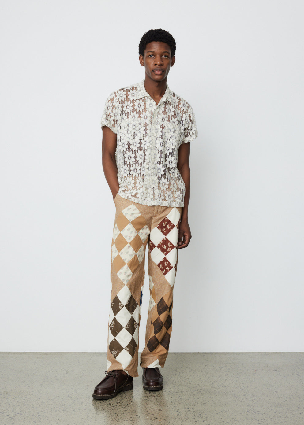 Pony Calico Quilt Trousers