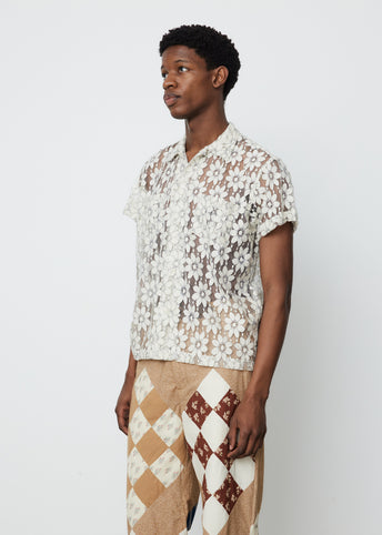Daisy Lace Short Sleeve Shirt