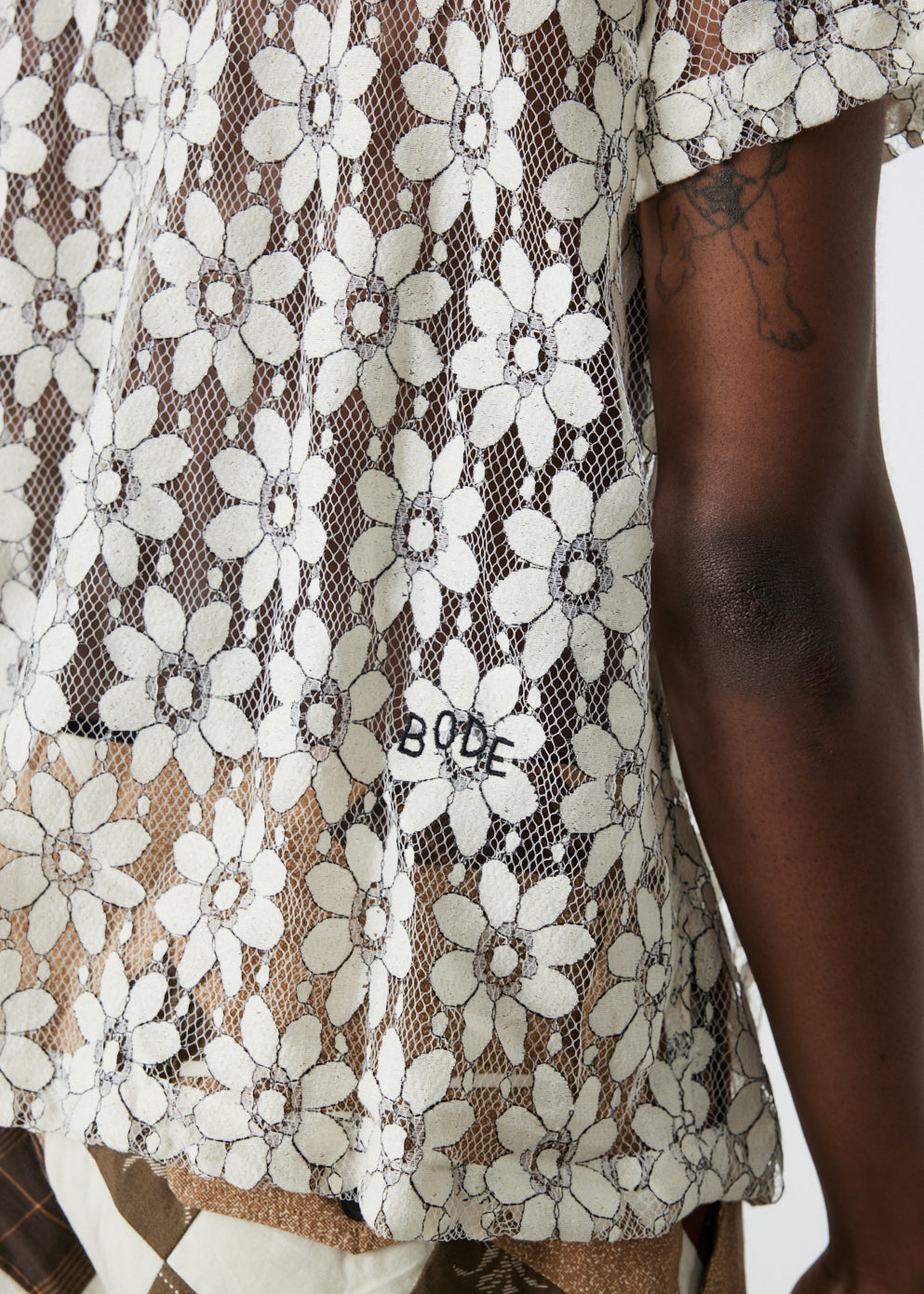 Daisy Lace Short Sleeve Shirt